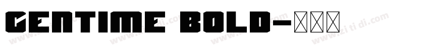 Centime Bold字体转换